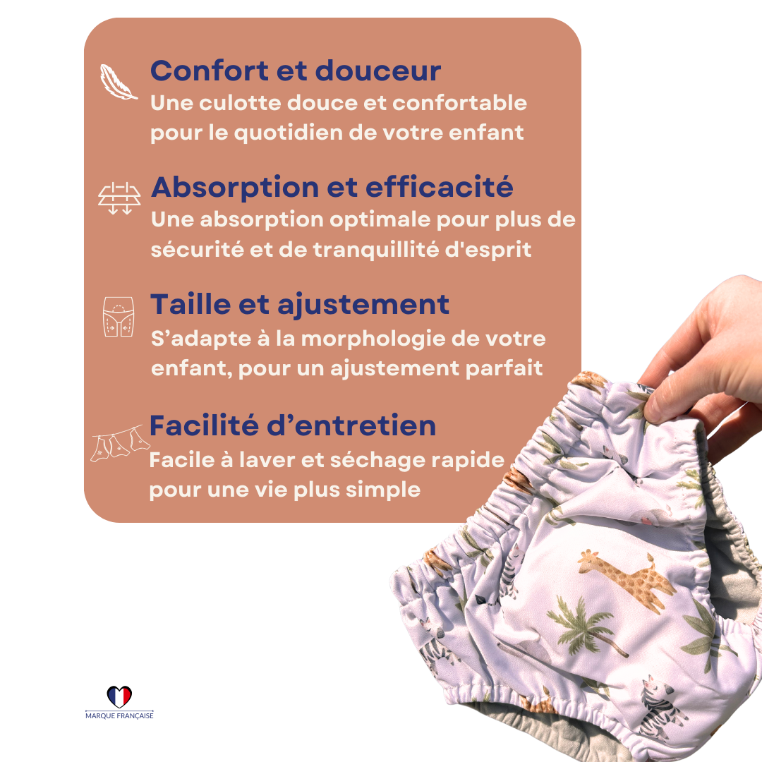 Nos culottes magiques pour devenir propre